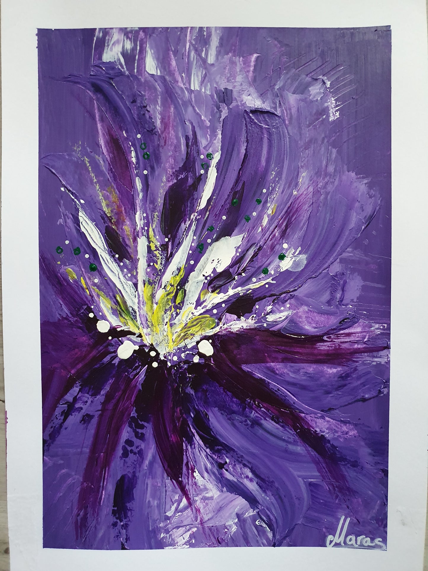 Blooming in the Purple Shadows