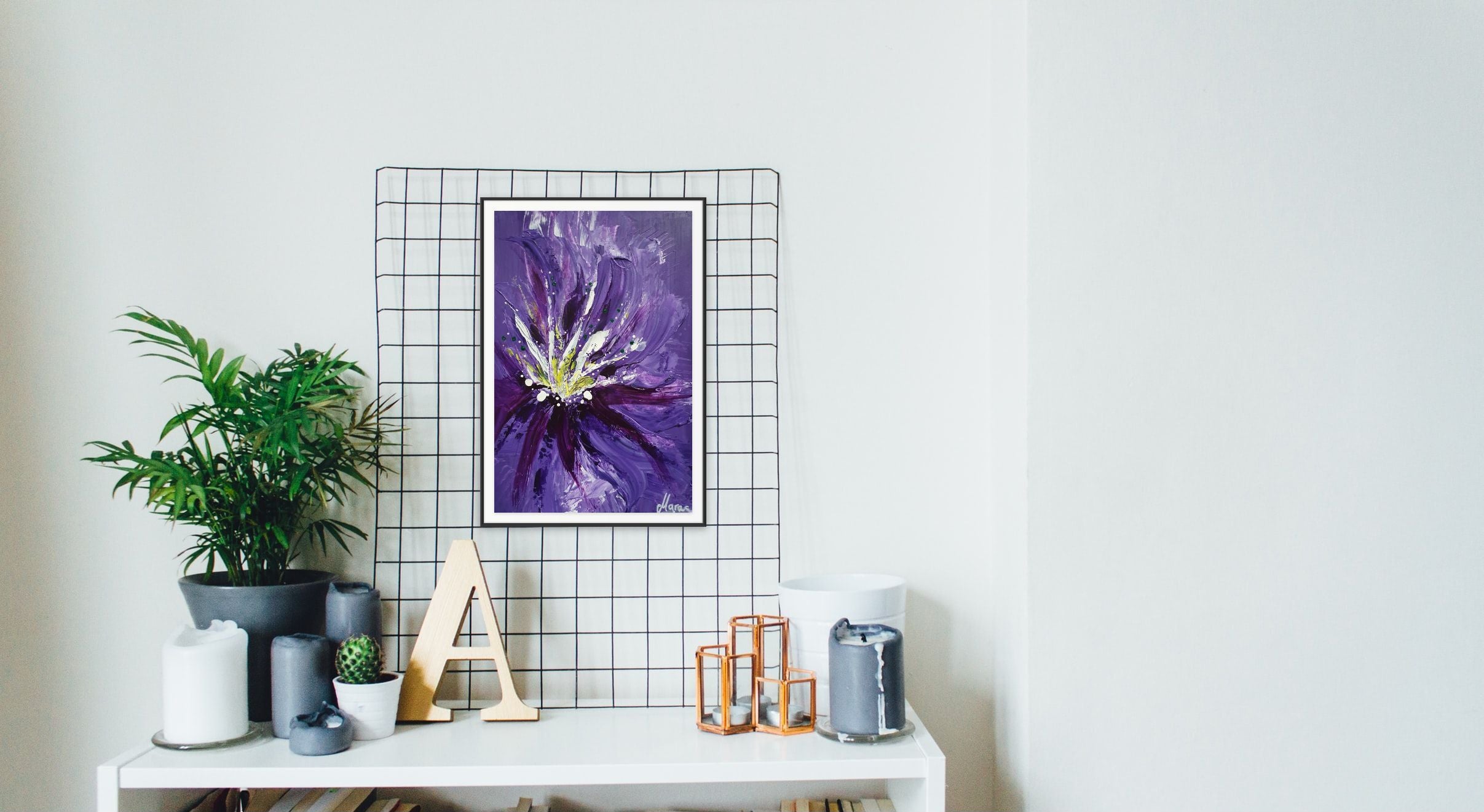 Blooming in the Purple Shadows