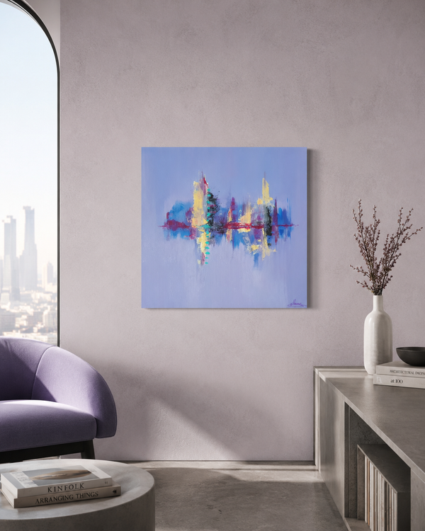 Cloud City in Lavender