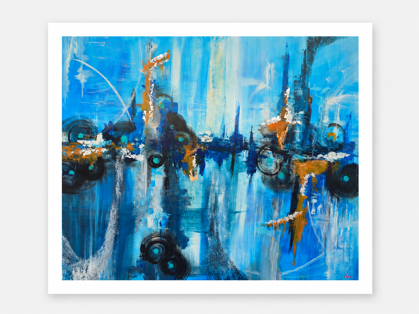 Industrial Towers of Cobalt Nebula - Limited Edition Fine Art Print
