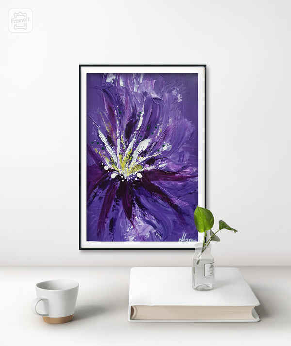 Blooming in the Purple Shadows