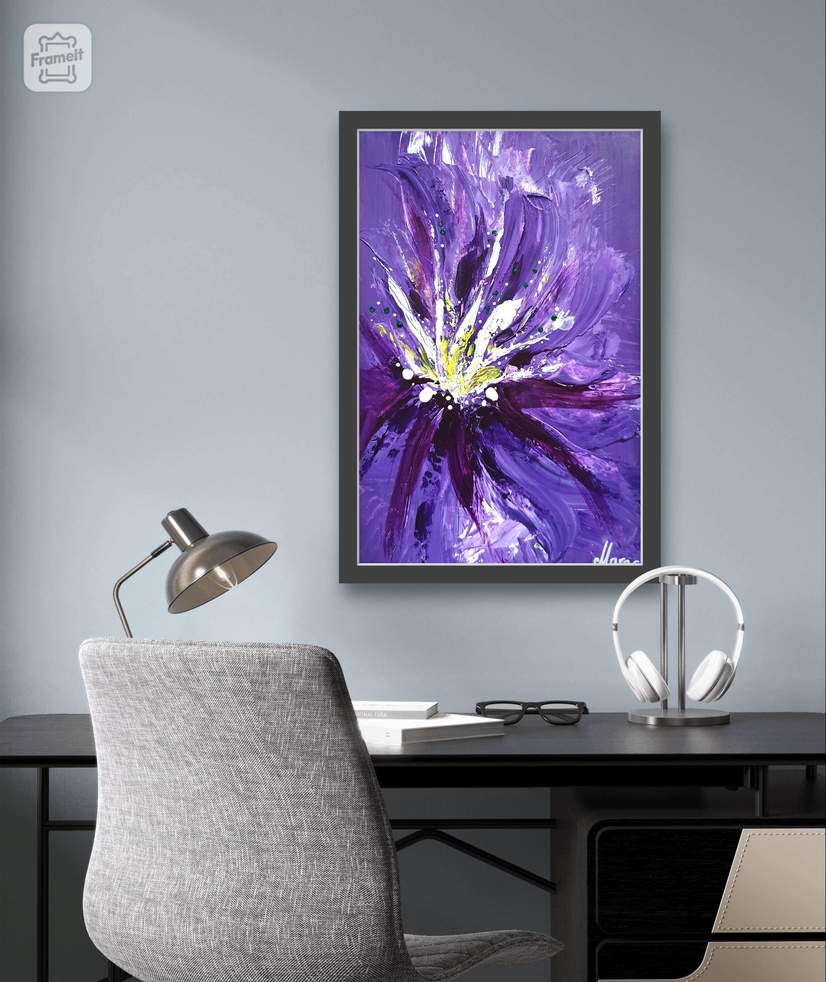 Blooming in the Purple Shadows