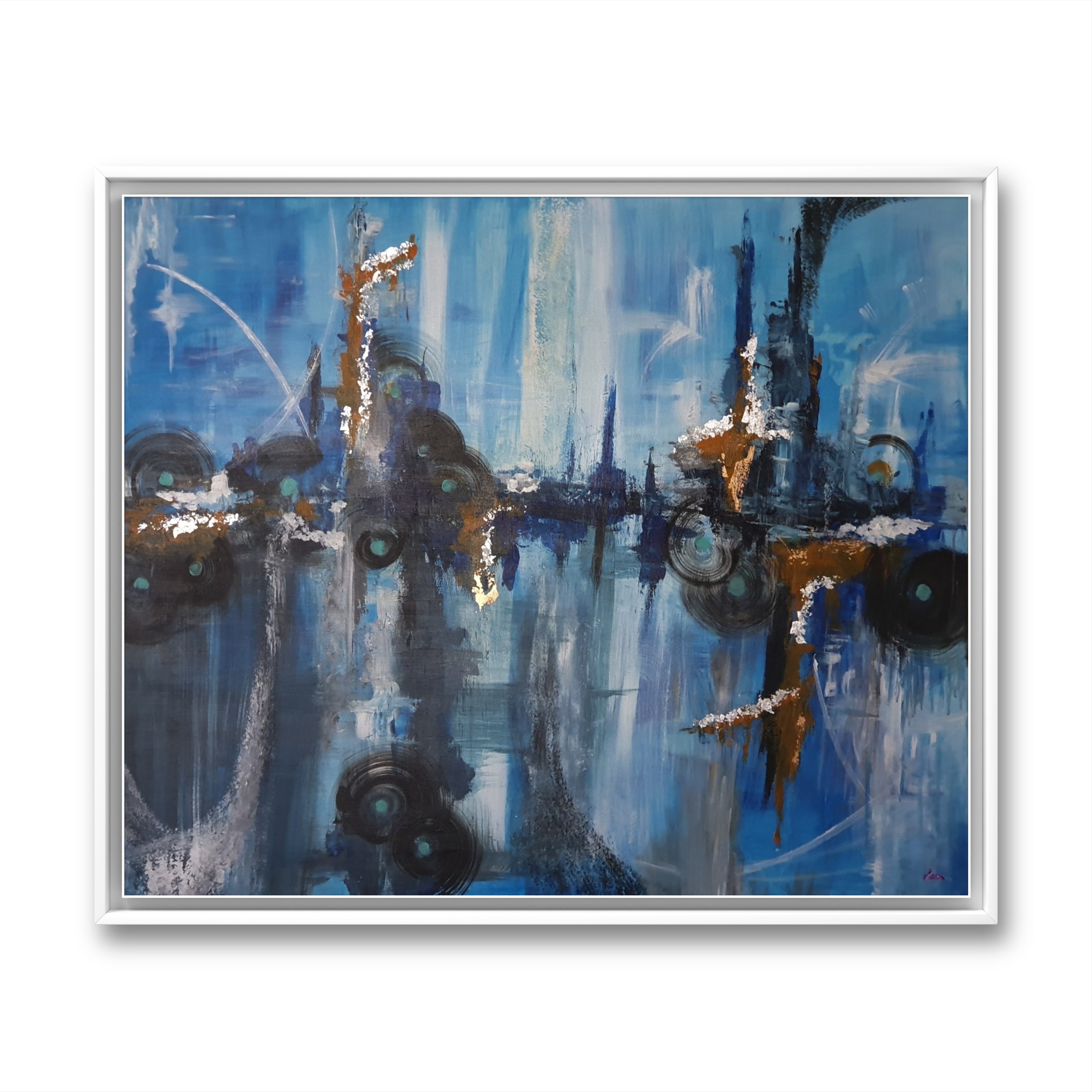 Industrial Towers of Cobalt Nebula